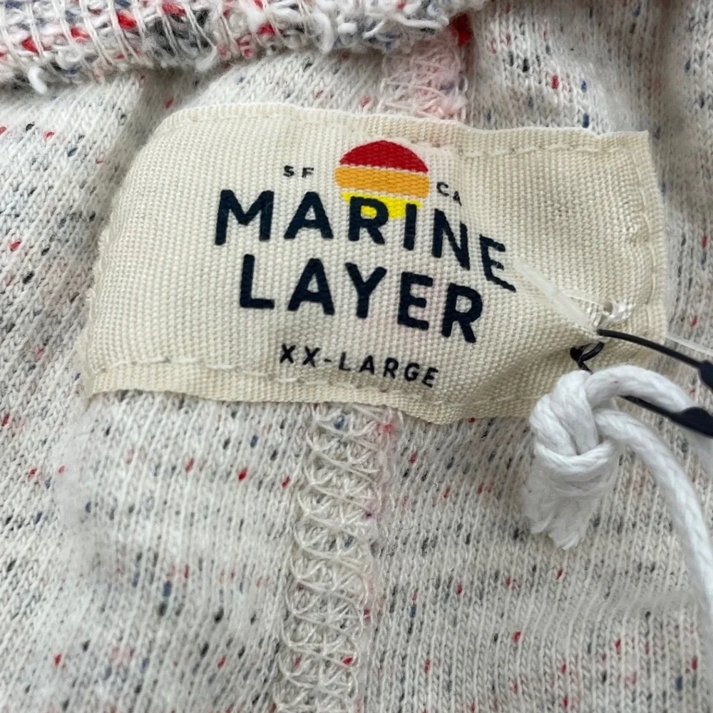 Marine Layer Shorts Striped XXL Multicolor NWT